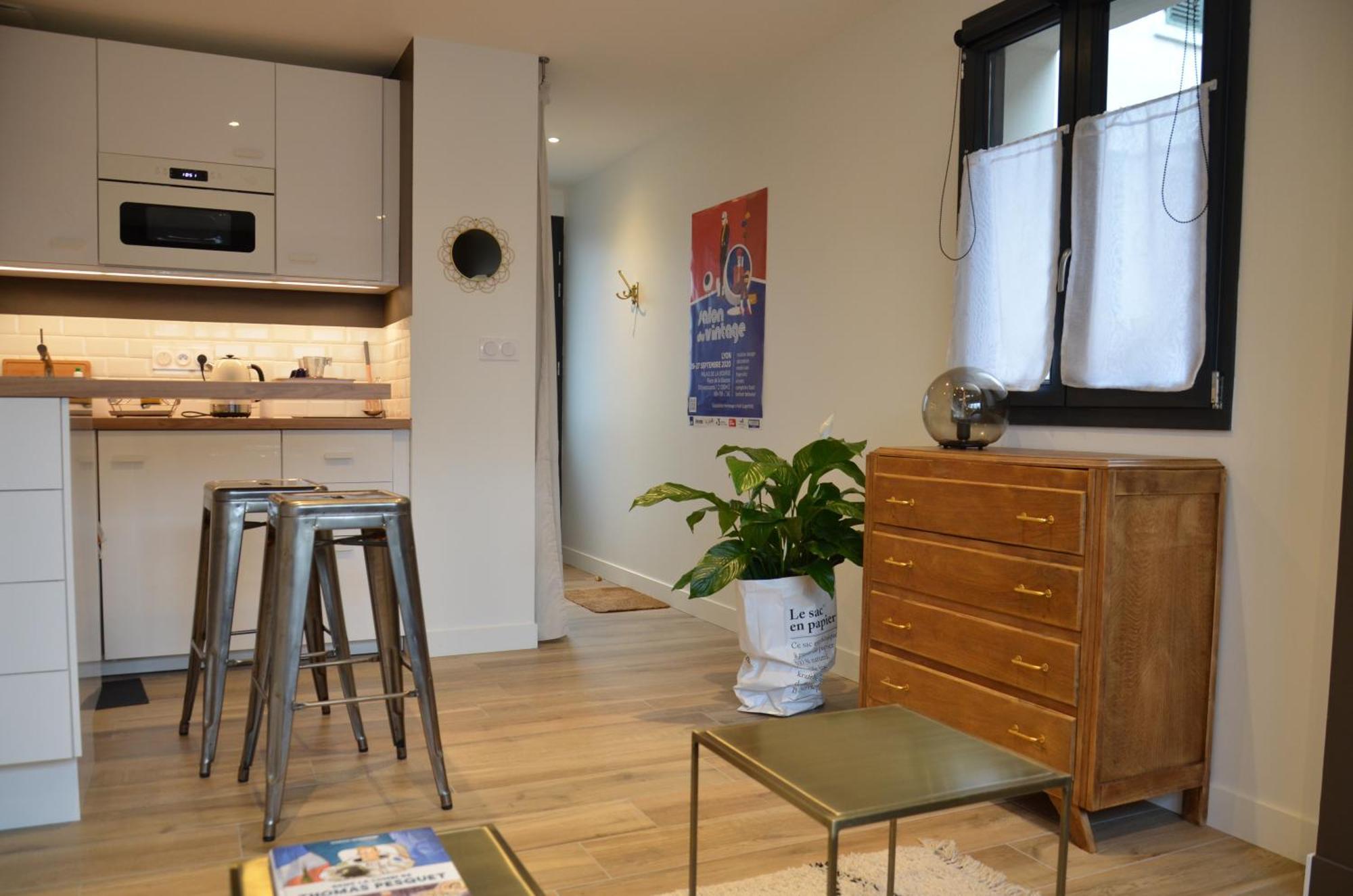 Le Burlat - Studio - Lyon - Tassin Eksteriør billede